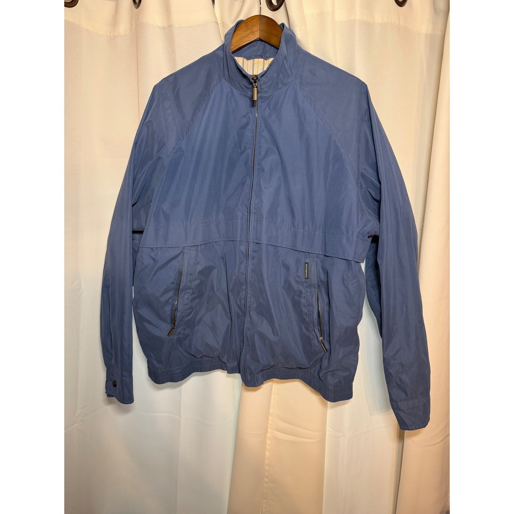 Weatherproof Men's Blue Lightweight Full Zip Golf Jacket Casual Coat Large